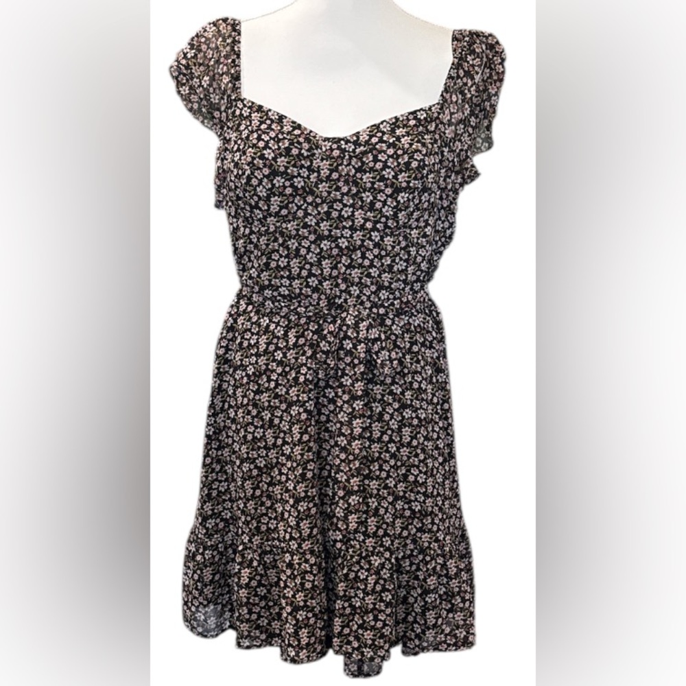 Lily Rose Black and White One Shoulder Sundress - Picture 1 of 10